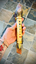 Load image into Gallery viewer, NEW MOON WAND Amethyst &amp; Rhodonite
