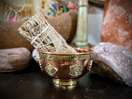 Third Eye Magik Copper 7 Chakra Ritual Offering Bowl 3