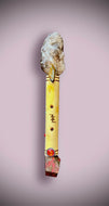NEW MOON WAND Smokie Quartz & Rhodonite