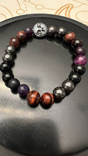 Load image into Gallery viewer, Grounding &amp; Protecting Healing Hematite Magnetic Bracelet
