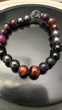 Load image into Gallery viewer, Grounding &amp; Protecting Healing Hematite Magnetic Bracelet
